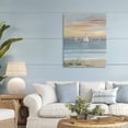 thumbnail image 3 of Stupell Industries Coastal Sailboats At Twilight Canvas Wall Art, design by Sally Swatland, 3 of 8