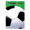 Soccer Folded Thank You Notes (6 Pack) - Party Supplies