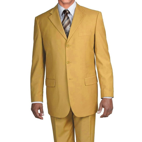 Men's 3 Button Single Breasted Dress Suits , 14 Colors