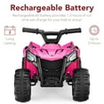 thumbnail image 5 of Best Choice Products 6V Kids Ride-On 4-Wheeler Quad ATV Car w/ 1.8mph Max Speed, Treaded Tires - Hot Pink, 5 of 8