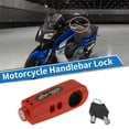 thumbnail image 2 of Cerradura de manillar de motocicleta Unique Bargains, universal, para scooter, candado de agarre de acelerador rojo, candados de freno delantero y embrague antirrobo, 1 pieza, 2 of 7