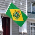 thumbnail image 4 of 2but Brazil (1870-1889) Flag Polyester 3x5 FT Indoor Outdoor Banner, 4 of 5