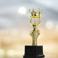 thumbnail image 2 of CIMAXIC Trophée de Fête Doré pour Trophées Statues Récompenses Prix pour Cérémonie d'Appréciation Compétitions,10.43"X2.76"X2.76 Pouces, 2 of 4