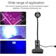thumbnail image 4 of Lámpara de gel UV negra de 3 W, luz LED UV morada, USB con interruptor de clip para reparación de teléfonos móviles, uñas de gel UV, luz morada., 4 of 5