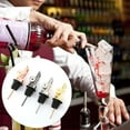 thumbnail image 2 of 3 Pack Nonrust Steel Automatic Liquor Pourers Leak proof Wine Bottles Spouts For Oil Vinegar Sturdy Kitchens Tool, 2 of 8