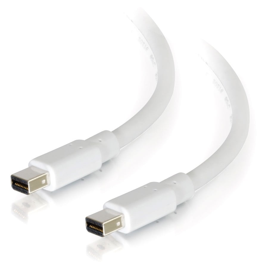 C2G 3ft Mini DisplayPort Cable M/M - White - 3 ft Mini (Refurbished)
