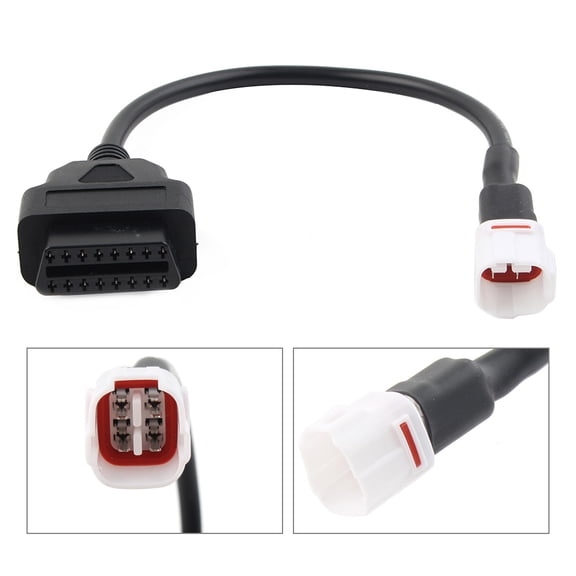 NS 4Pins OBD2 Scanner Diagnostic Tool Adapter Cable Connector, Code Reader Cable for MT07/09/10, XSR700/900, MT09 Tracer, R1 2016-