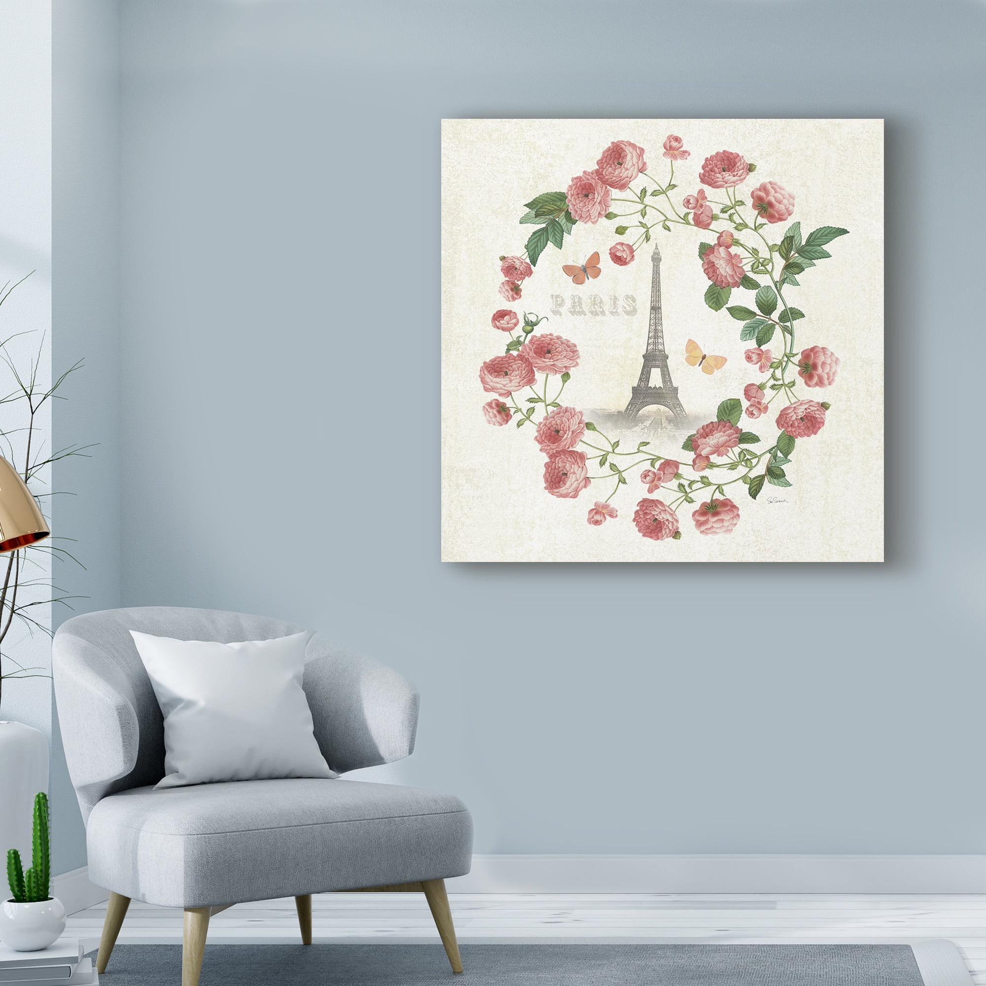 Trademark Fine Art 'Paris Arbor VIII' Canvas Art by Sue Schlabach