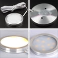 thumbnail image 2 of 4Pcs Led Down Light for Display Cabinet Lights with Acrylic 2.4x2.4x0.3in, 2 of 9