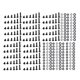 thumbnail image 1 of M3 Black Alloy Steel Hex Socket Cap Screws, Bolts, Hex Nuts & Washers Assortment (Domed Head), 1 of 4