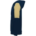 thumbnail image 3 of Holloway Sportswear S Blue Chip Hoodie Navy/Vegas Gold 222540, 3 of 5