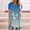 32-Blue, variant on Gaecuw Tunic Tops for Leggings Tops Blouses Short Sleeve T Shirts Regular Fit Pullover Tees T-Shirts Gradient Tops Crew Neck Blouses T Shirts Durable Easy Care Soft Lightweight Breathable Tees Tops