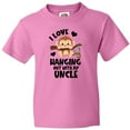 thumbnail image 3 of Inktastic Monkey I Love Hanging out with My Uncle Youth T-Shirt, 3 of 5
