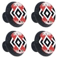 thumbnail image 2 of 4 Pcs Geometry Knobs for Kitchen Cabinet Cupboard Dresser Bookcase Drawer Pulls Handles Round Home Decor, 2 of 8