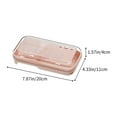 thumbnail image 3 of Nrmrqz Soap Dishes 2-Compartment Soap Box – Double Storage Bathroom Organizer Travel Soap Case, 3 of 6