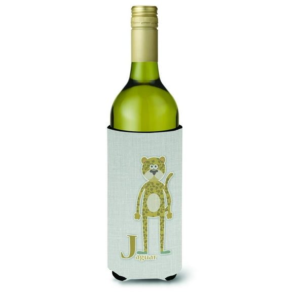 Alphabet J for Jaguar Wine Bottle Hugger