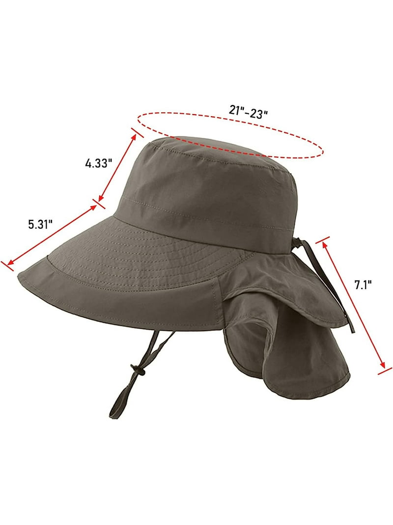 Sun Hat with Ponytail Hole, UPF 50+ Waterproof Wide Brim Tirrinia Women main image 4