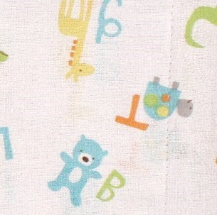 Luvable Friends Boy Flannel Burp Cloth 4-Pack Tribe