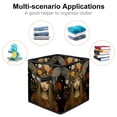 thumbnail image 2 of Bohemia Foldable Toy Box with Handle, 10.8"x10.5"x10.6", Large Capacity Storage Baskets for Clothes Storage Cubes, 2 of 6