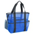 thumbnail image 4 of Bolsa de playa Zulema Organizador de malla grande Azul, 4 of 8