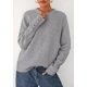 thumbnail image 4 of Suéter PRETTYGARDEN Cuello Redondo Manga con Botones Gris M, 4 of 8