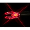 thumbnail image 1 of Nockturnal Fit Universal Size Red Lighted Arrow Archery Nocks, 3 Pack, 1 of 3