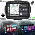 thumbnail image 2 of Zcargel Car Stereo Radio for 2015-2020 Jeep Renegade Android 13 car navigation 9" Wireless Carplay Android Auto 2+32G with Reverse Camera, Support Mirror Link, 2 of 8