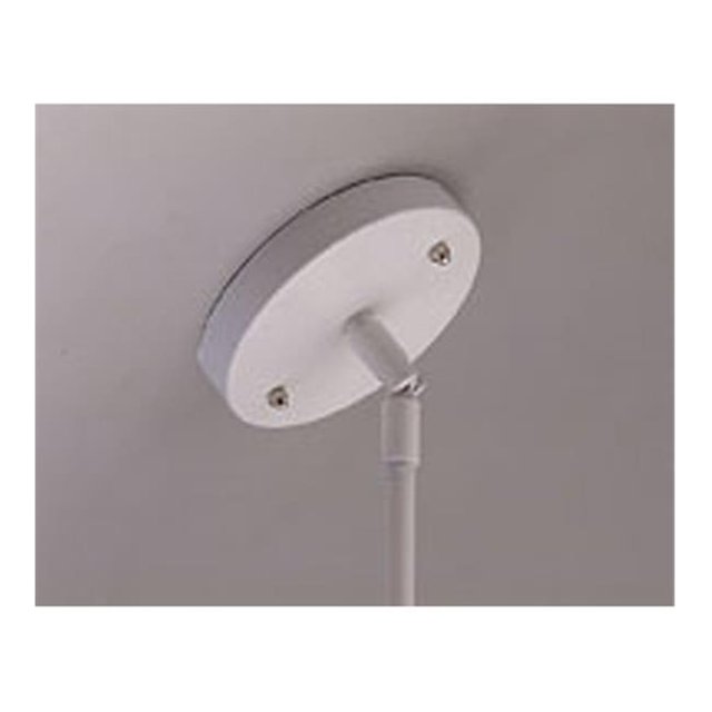 PLC TR146 WH Track Accessories 120V Track Slope Canopy Penant Adaptor Ceiling Light, White