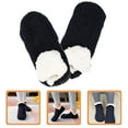 thumbnail image 4 of Weiweiguan 1 Pair Anti-slip Slipper Socks Winter Warm Floor Socks Plush Cozy Ladies Socks, 4 of 5