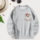 thumbnail image 1 of Sudadera para mujer con cuello redondo, ropa deportiva, jersey, camisetas de manga larga para desplazamientos, camping, oficina, otoño e invierno , SG, 1 of 8