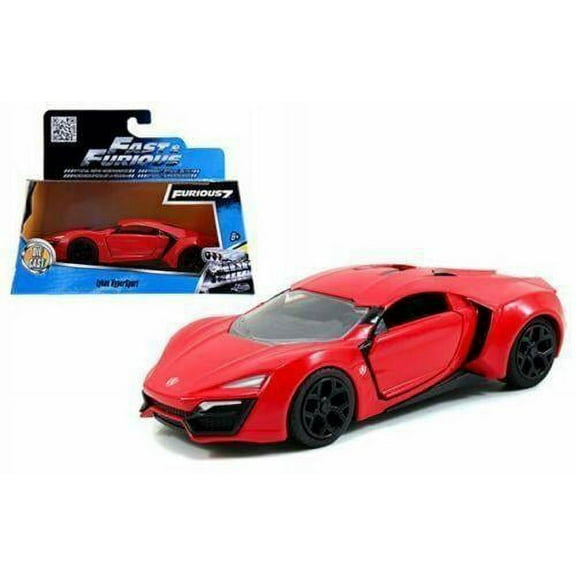 1/32 DIECAST RED 97386 JADA 2015 FAST AND FURIOUS 7 LYKAN HYPERSPORT SUPERCAR