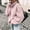 Pink, variant on DuoJiaJ Women's Oversized Fall Sweaters 2025 Casual Long Sleeve Turtleneck Cable Knit Pullover Tops Winter Clothes Brown L