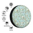 thumbnail image 4 of Sikiie Cute Honeybees PVC Leather Spare Tire Wheel Cover Spare Tire Cover, for Car Truck SUV Camper Trailer Universal Fit(14-17in)-17 inch, 4 of 6