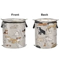 thumbnail image 2 of 50-liter Large Capacity Laundry Basket Sealed and Dustproof Easy Carry Handles Applicable to Laundry Room Bedroom Bathroom College Dorm Dog Squatting, 2 of 7