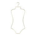 thumbnail image 1 of Luzkey Cintre pour Maillot de Bain Cintre pour Maillot de Bain Cintre pour Maillot de Bain Cintre Durable en Fil Métallique Forme de Corps Cintre pour Bikini pour Chambre Placard Garde-Robe Or, 1 of 8