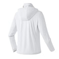 thumbnail image 3 of YUGYXL Women's UPF 50+ Sun Protection Hoodie Jacket Long Sleeve Sun Shirt Zip Up Hoodie Hiking Outdoor Performance Shirt XL White, 3 of 3