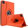 thumbnail image 1 of New iPad Pro 9.7 Leather Case,360 Degree Rotating Stand Smart Cover with Auto Sleep Wake for Apple iPad Pro 9.7 Tablet (Orange), 1 of 9