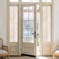 thumbnail image 2 of Beige Window Privacy Film, Retro Oil Painting Modern Abstract Art Aesthetics Static Cling UV Sun Blocking Heat Control Window Tint, Non-Adhesive One Way Windows Privacy Cover 17.7''x78.7'', 2 of 7