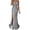 Silver, variant on Joernso Deep V-neck Sleeveless Waist Tight Hip Wrap Bodycon Dress Women Split Fishtail Hem Sequins Evening Party Maxi Dress Wedding Clothing
