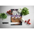 thumbnail image 2 of Westie Halloween Pumpkin Ride Glass Cutting Board Large PPP3205LCB, 2 of 2