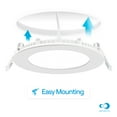 thumbnail image 6 of INFIBRITE 4 Inch 6000K Clear White 9W 750LM Thin LED Ceiling Light Kit, Dimmable, Wet Rated, 6 of 11