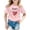 1-Pink, variant on Kids Graphic Tees Girls Short Sleeve T Shirts Girls Casual Tops Size 8 Casual Crewneck Tops Summer Clothes with Prints(Size 12-14 Years,Purple)