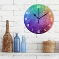 thumbnail image 3 of SKYSONIC Space Galaxy Wall Clock 10 Inch Silent Non Ticking Round Clock Oil Painting Clock Easy to Read Clock for Living Room Bedroom Bathroom Home Decor, 3 of 7
