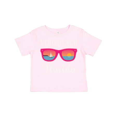 

Inktastic Vero Beach Florida Vacation Trip Gift Toddler Toddler Girl T-Shirt