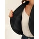 thumbnail image 5 of Inspire Chic Blazer de Trabajo para Mujeres con Cuello Chal Abierto y Corto en Negro, 5 of 6