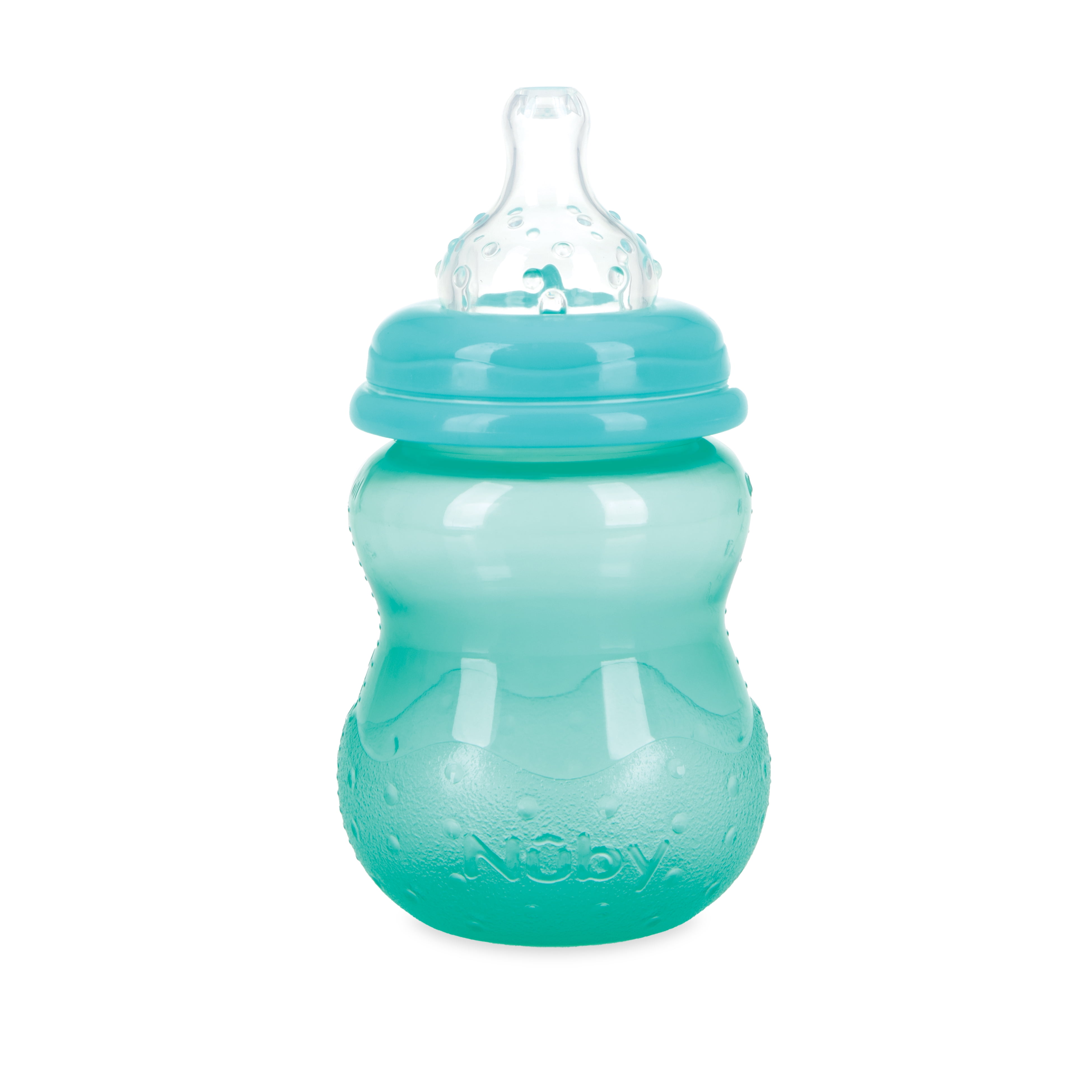 72 pieces Nuby Printed NoN-Drip Bottle, 8 oz - Baby Bottles - at 