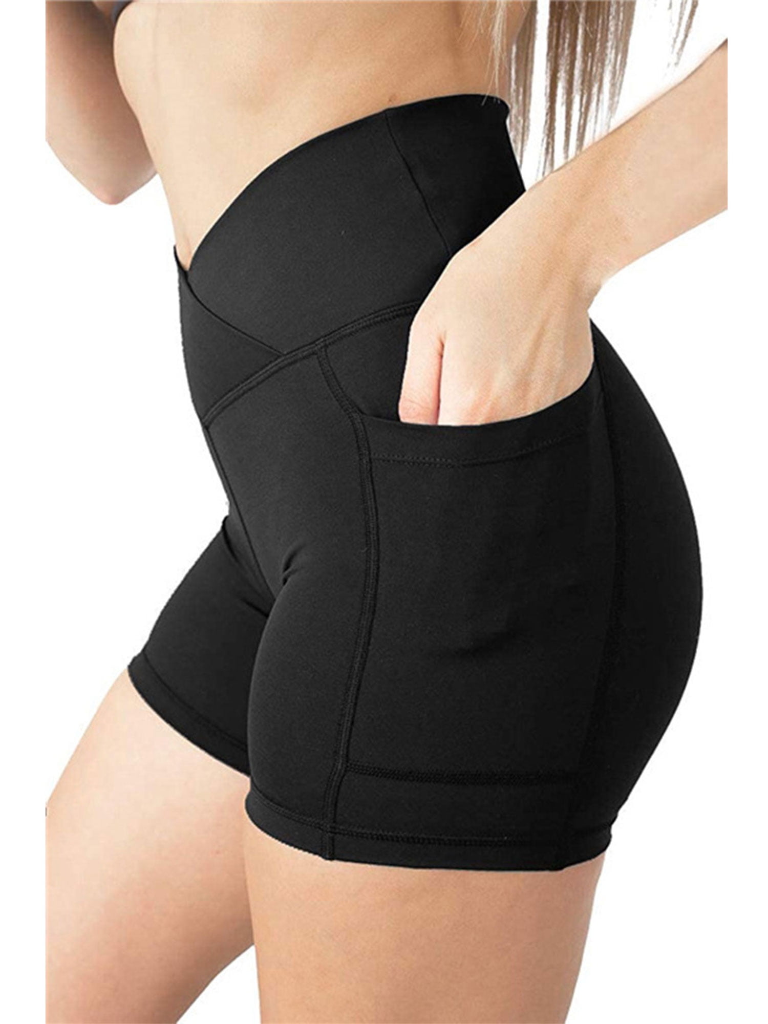 High Waisted Cross Waist Biker Shorts for Women's Ethiopia Ubuy