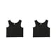 thumbnail image 2 of Qarigey chaleco corto camisetas sin mangas ropa interior elástica sin mangas sin costuras alto elástico tamaño S-5XL suéter corsé flaco Negro/2XL 2piezas, 2 of 6