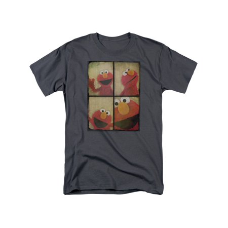 Sesame Street Classic Children's TV Show Photo Booth Elmo Adult T-Shirt Tee