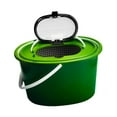 thumbnail image 3 of koolsoo Live Bait Bucket Breathable Oval Easy to Carrying Wear Resistant Double Handle Medium, 3 of 9